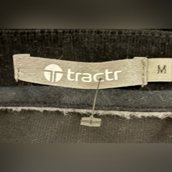 Tractr Juniors‎ Sz Medium Scalloped hem Button down skirt Corduroy mini skirt - Picture 4 of 8